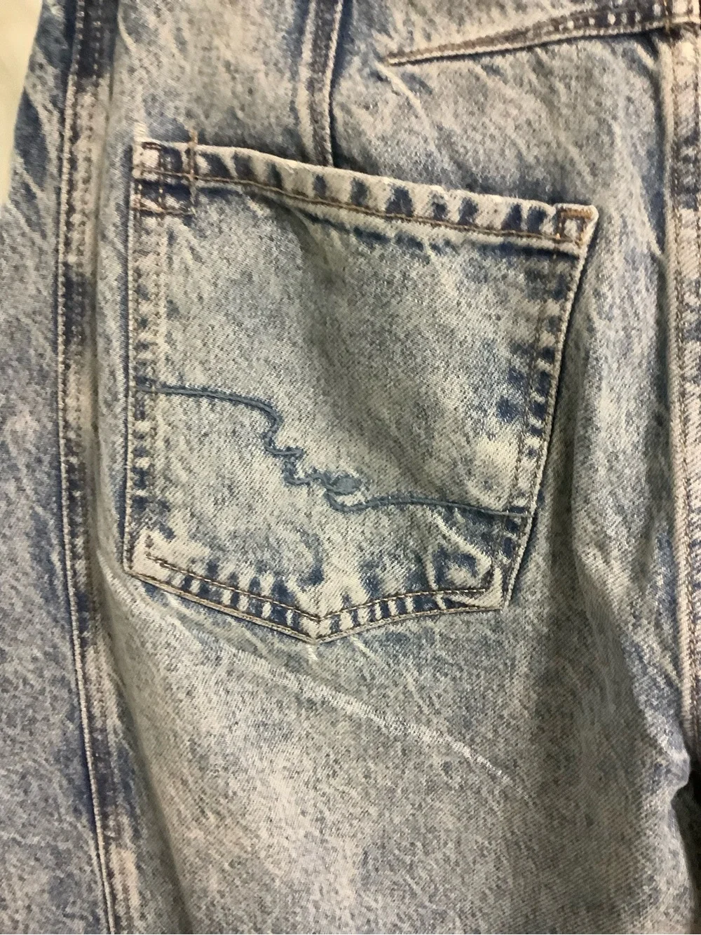 Free People We The Free Good Luck Mid-Rise Wide Leg Barrel Jeans Womens Size 27